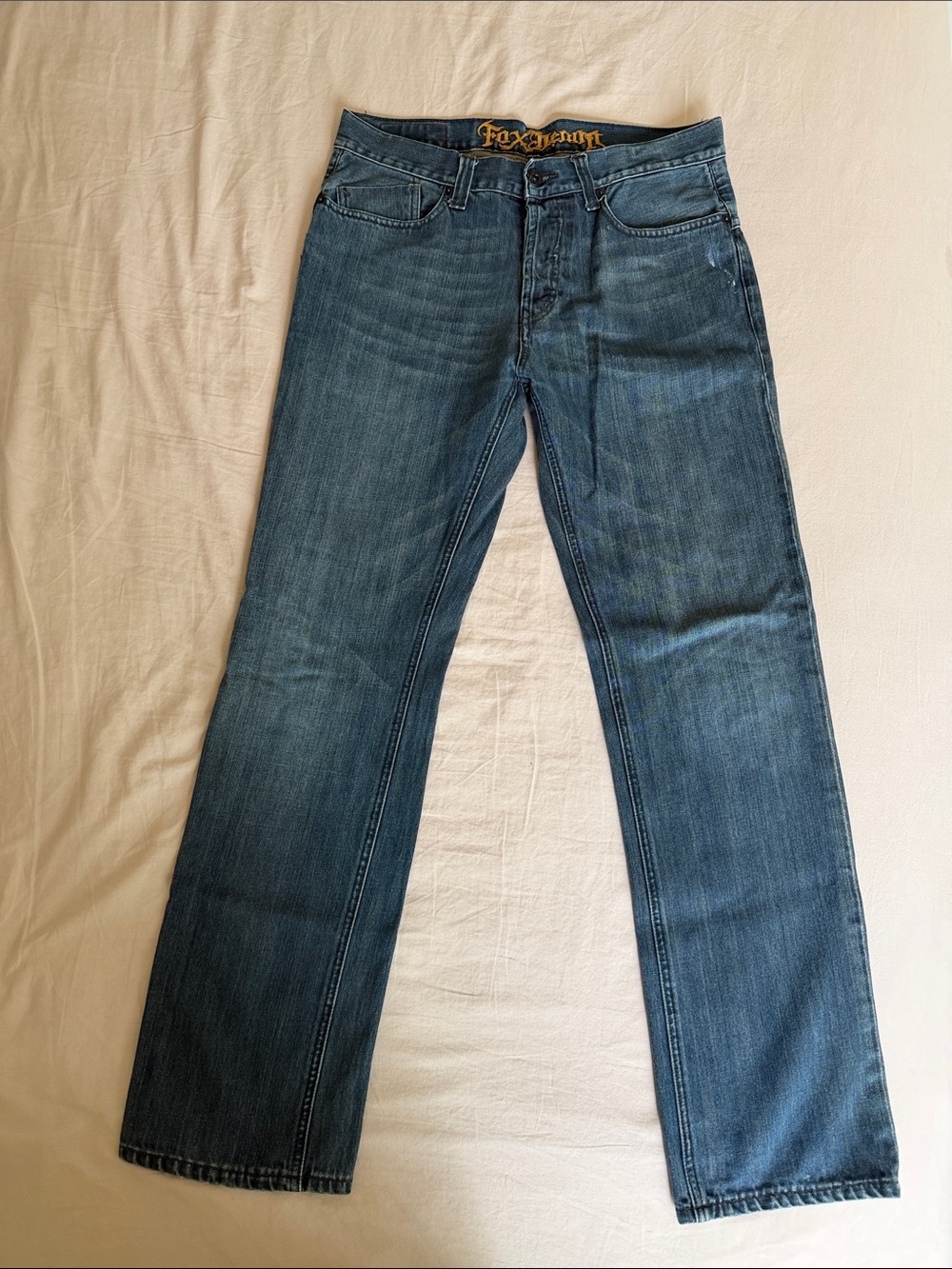 Fox Men's Dark Blue Bootcut Jeans